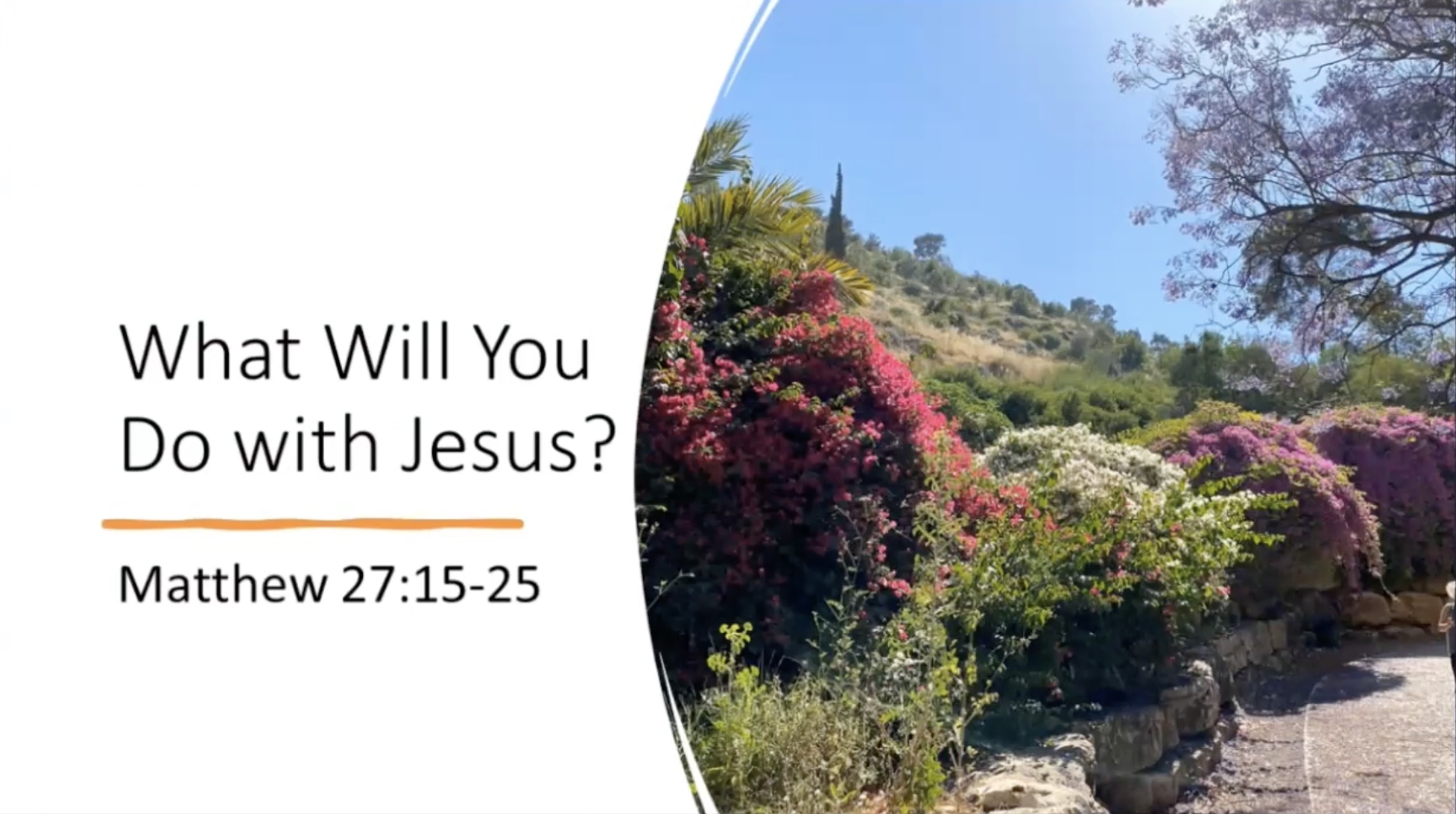 What will YOU Do with Jesus?